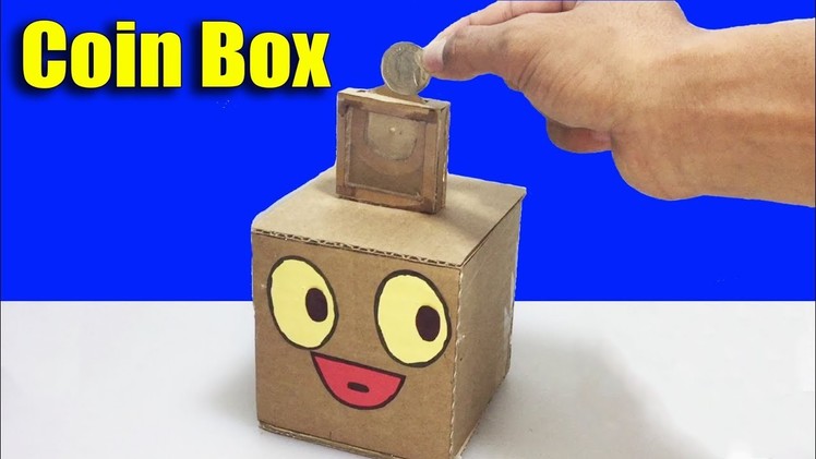How to Make Coin Box Save Money for Kids DIY at Home