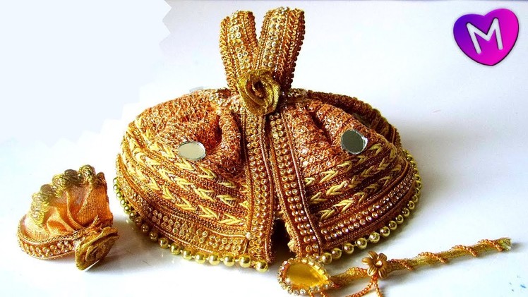 How to make Dress, Mukut, Bansuri for Laddu Gopal | Bal Gopal Dress making | Janmashtami Decoration