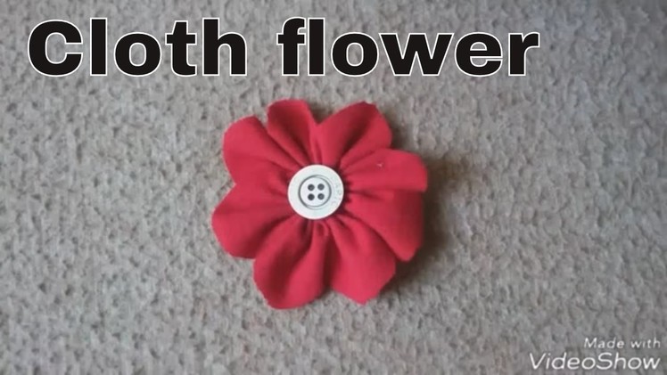 How to make  flowers out of waste cloth || cloth flower