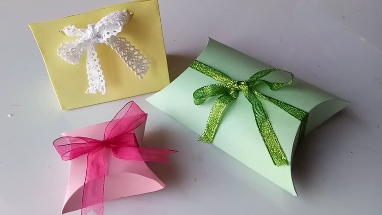 How to make gift box with paper - Easy!