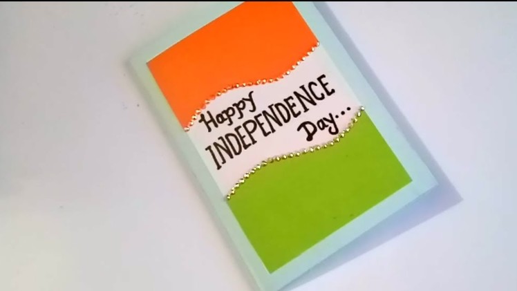 How to make Greeting card idea for Independence Day || Republic day