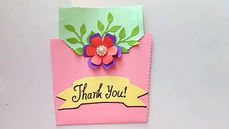 How to make greeting cards | Thank you card ideas
