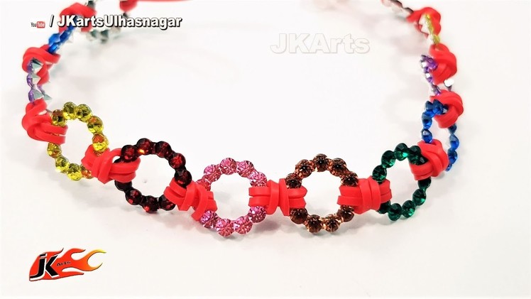 How to Make Loom Band for Friendship Day - JK Arts 1432