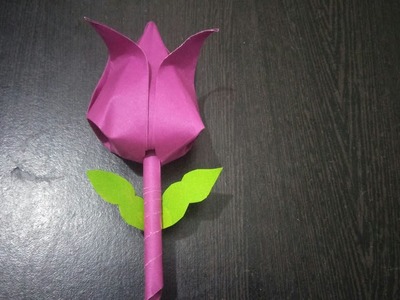 How to make lotus flower using color paper | Frienship Day special | Origami lotus flower