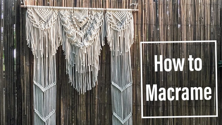 How to make macrame wedding arch||step by step tutorial DIY by TNARTNCRAFTS
