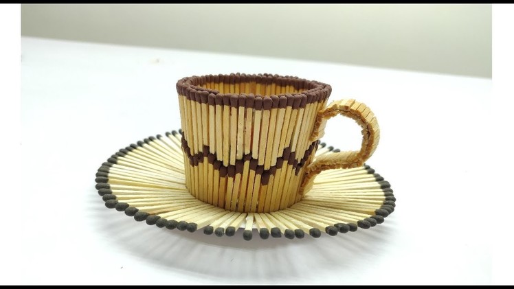 How to make Matchstick Tea cup | Matchstick Art