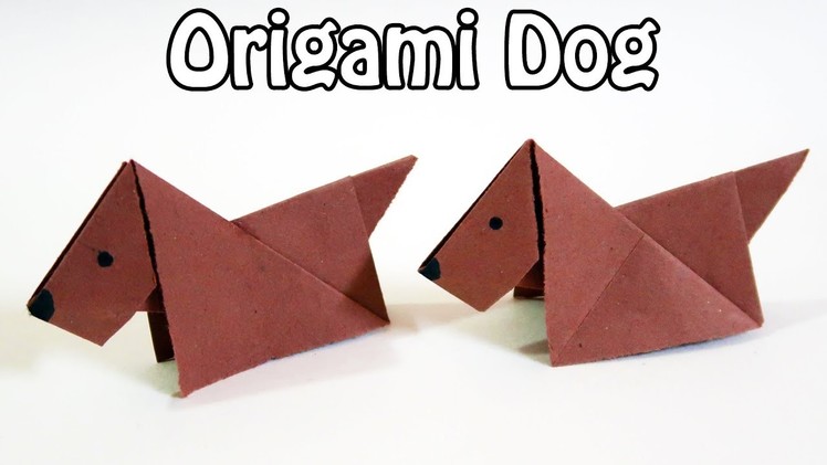 How to make Origami Dog | Easy Origami Dog Tutorial (2018)