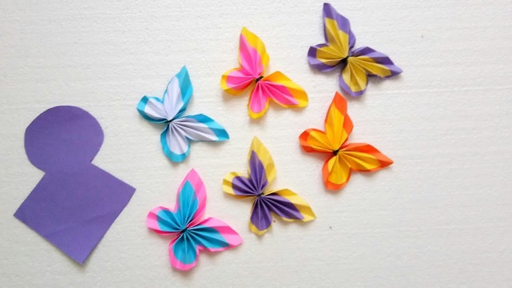 How to make paper butterflies in easy way
