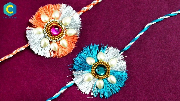 How to Make Rakhi at Home | Rakhi Making with Silk Thread | #Rakhi | #Rakshabandhan #Rakhicraft