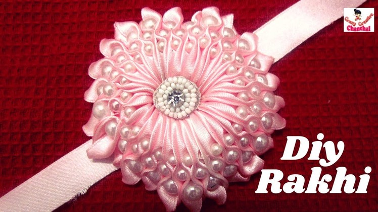 How to make Rakhi at home|Raksha Bandhan| DIY Easy Rakhi|beautiful flower making design