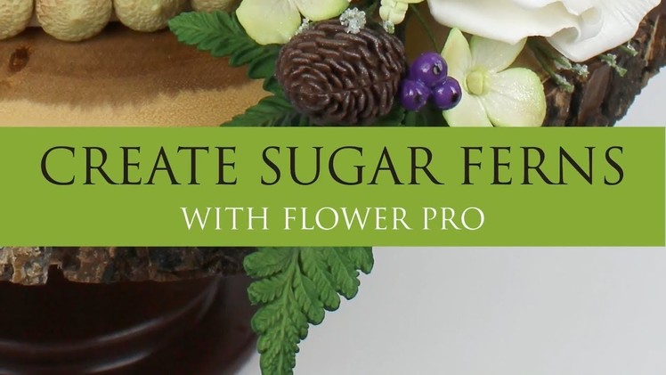 How to Make Sugar Ferns l Flower Pro l Sugar Flowers