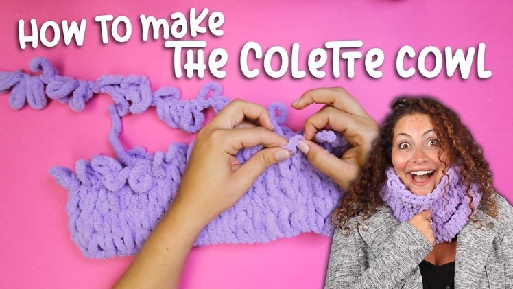 How to make the Colette Cowl with Off the Hook!