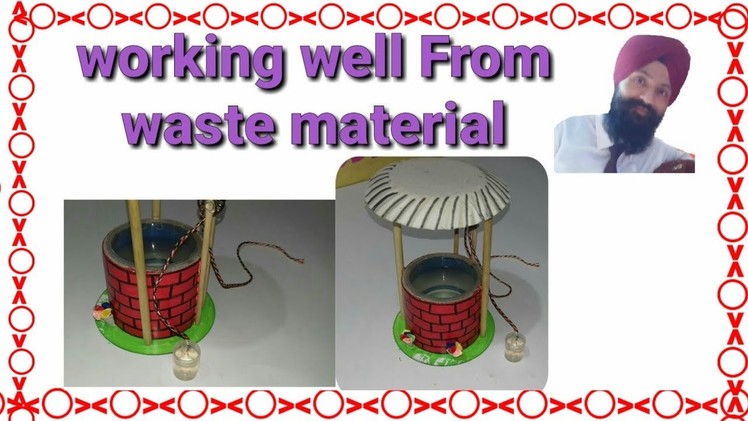 How to make water well model | waste material ideas | best out of waste  things for kids project