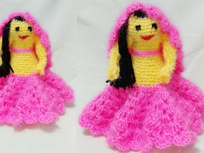HOW TO MAKE WOOL DOLL STEP BY STEP AT HOME.DIY WOOL DOLL IDEA.