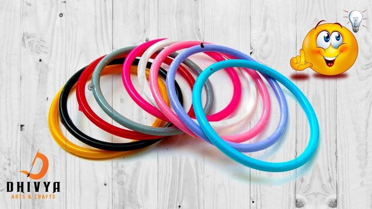 How to reuse old bangles at home | best out of waste idea | amazing craft idea | #diy | #135