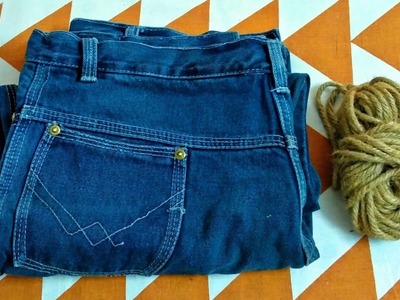 How to reuse.recycle old jeans