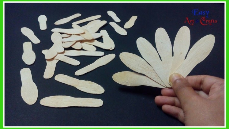 How To Reuse Waste Ice Cream Spoons - Best Out Of Waste Craft - Art & Crafts Idea