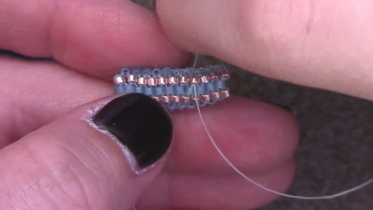 Learn How To Bead the Tubular Peyote Stitch - A beading tutorial by Aura Crystals