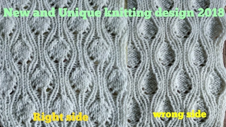 New and Unique knitting design.ladies sweater design.gents sweater in Hindi ( English subtitles).