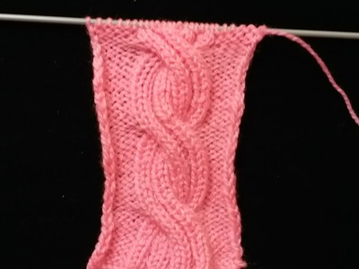 New knitting cable design.pattern||in hindi||