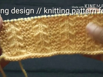 New Knitting Design. latest  knitting pattern in Hindi for all(English subtitles).