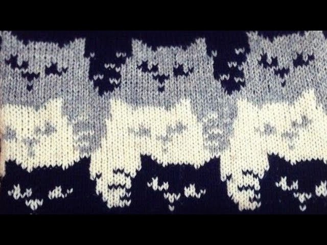 New Knitting Design.Pattern of 3 Cats ||in hindi|| part 1.2||