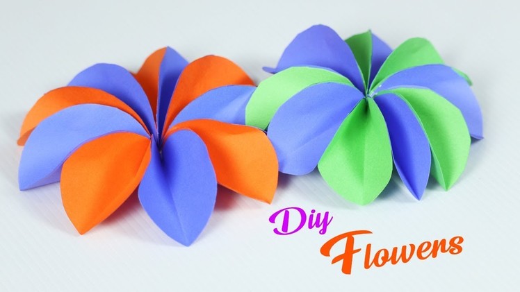 Origami Paper Flower | How To Make Paper Flowers - Paper Crafts | Paper Girl