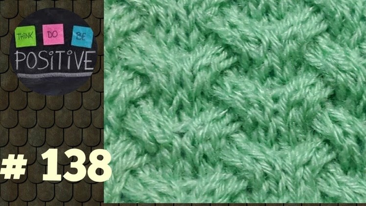 Single colour knitting pattern # 138, Satrangiknitting