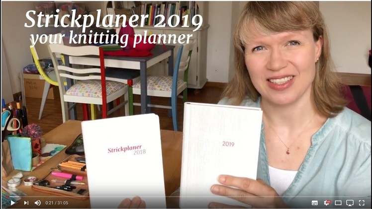 Strickplaner 2019 Walk-Through :: weekview :: Knitting Planner