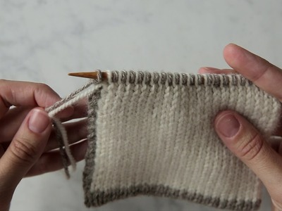 Two-Color Double Knitting Tutorial | Purl Soho