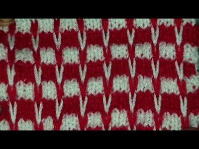 Two Colours Knitting design | Easy Knitting pattern | Kids Sweater Design | easy Knitting