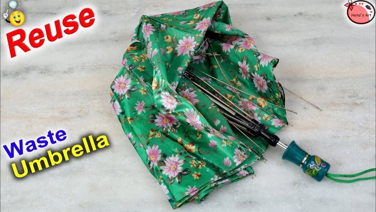 WOW ! Waste Umbrella Craft | How to recycle umbrella at Home | DIY Kitchen Organization Ideas Indian