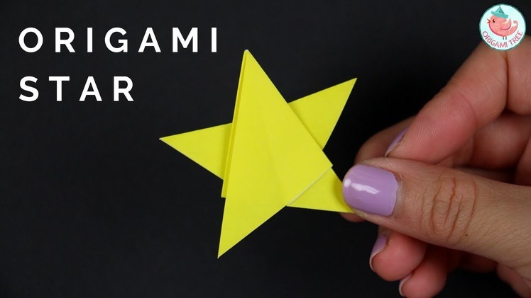 2D Origami Star Tutorial - How to Fold a 2D Origami Star - Paper Crafts for Kids