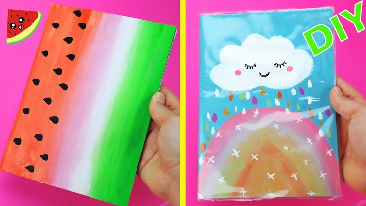 3 Easy DIY Notebooks For Back to school! | How To Decorate Notebook Covers