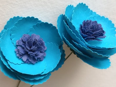 ABC TV | How To Make Paper Flower With Shape Punch #8 - Craft Tutorial