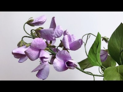 ABC TV | How To Make Sweet Pea Paper Flower With Shape Punch - Craft Tutorial