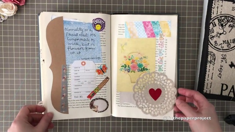 Altered Book Junk Journals - How I use them - Liz The Paper Project