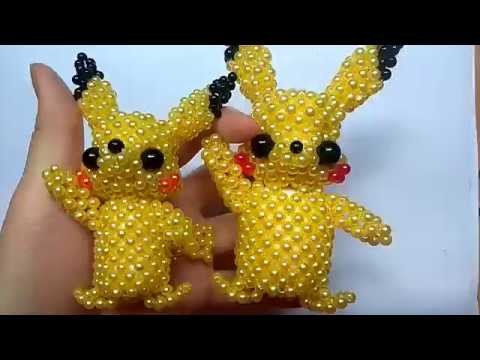 Beads - How to make keychains: Pikachu 1.5