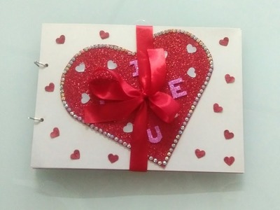 Best handmade greeting card for boyfriend  | Lovely handmade scrapbook for someone special