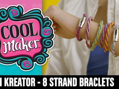 Cool Maker | KumiKreator | How to Make an 8-Strand Bracelet