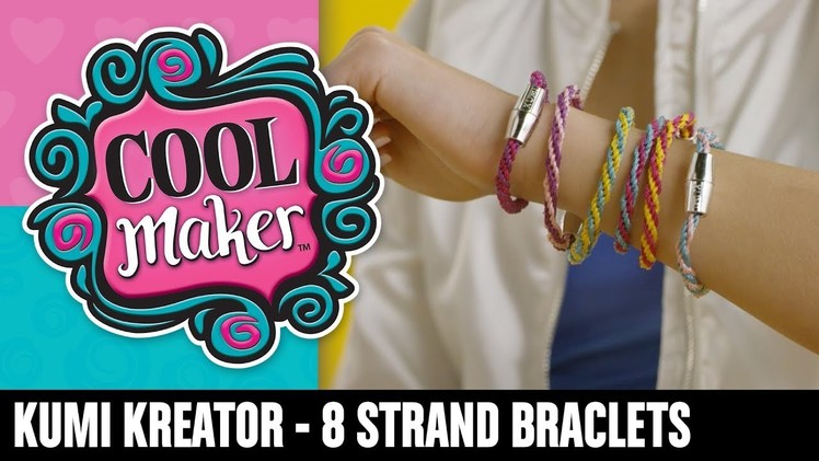 Cool Maker | KumiKreator | How to Make an 8-Strand Bracelet