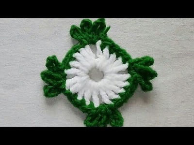 Crosia design, woolen work, crochet, #5,by||Santosh All Art||