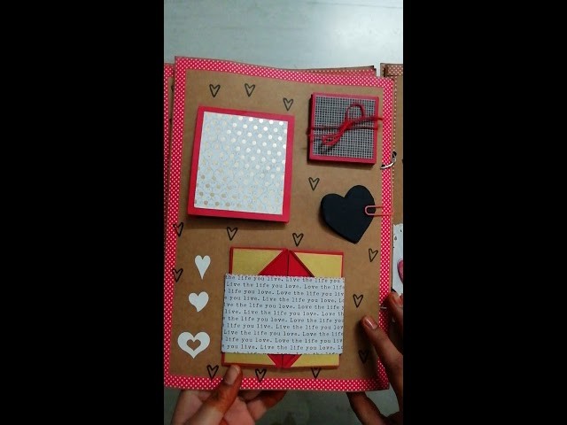 Cutest birthday Scrapbook ideas | Handmade love scrapbook for someone special | Romantic Scrapbook.