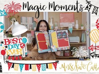 Disneyland & Disney Themed Scrapbook Layout Tutorial using our Magic Moments Paper Pack and Die Cuts