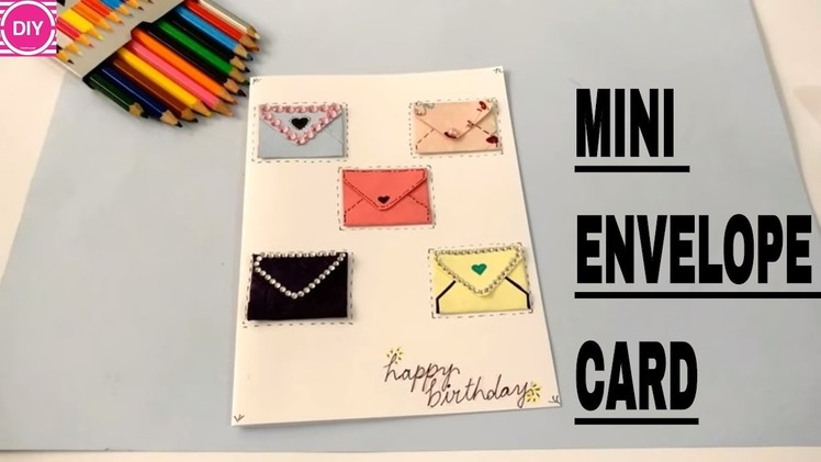 DIY Mini Envelope Card | Mini Envelopes for Scrapbook