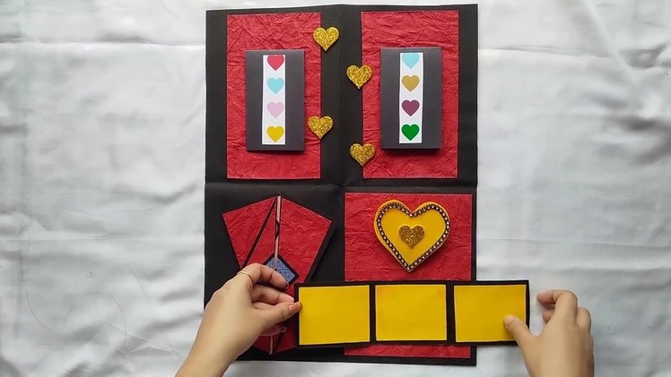 DIY Special Rakhi card.How to make handmade greeting cards for rakhi | Raksha Bandhan card