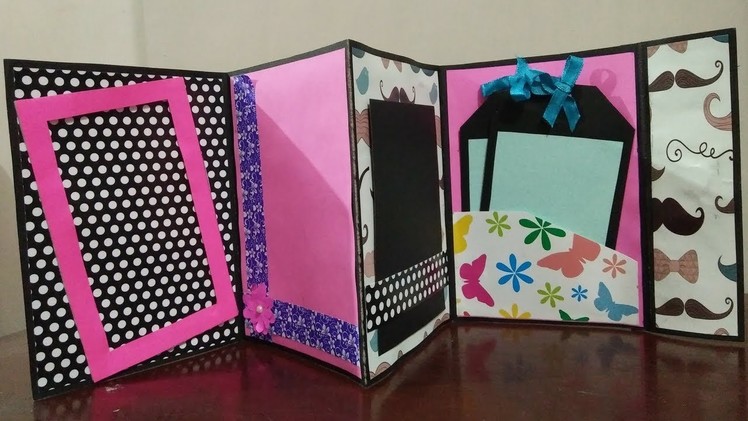 Handmade birthday cards | mini scrapbook idea | how to make birthday card for friends