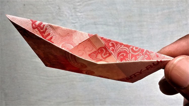 How to Make A BOAT from 20 Rupees Note | #SuryaOrigami