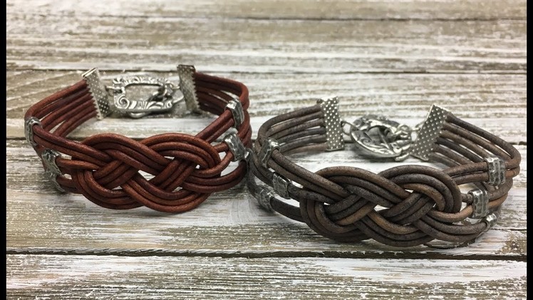 How to Make a Leather Celtic Knot Bracelet
