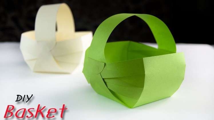 How To Make a Paper Basket | Easy Gift Idea